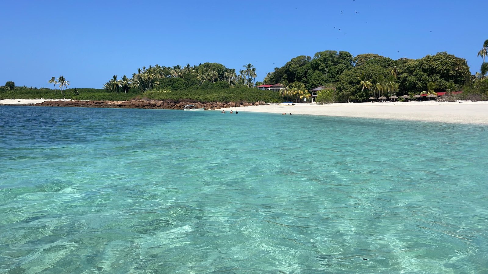 Isla Iguana vista dal mare