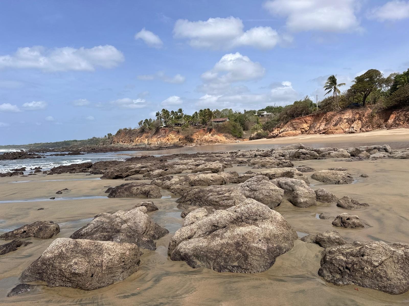 Rocks and cliffs on the shore
