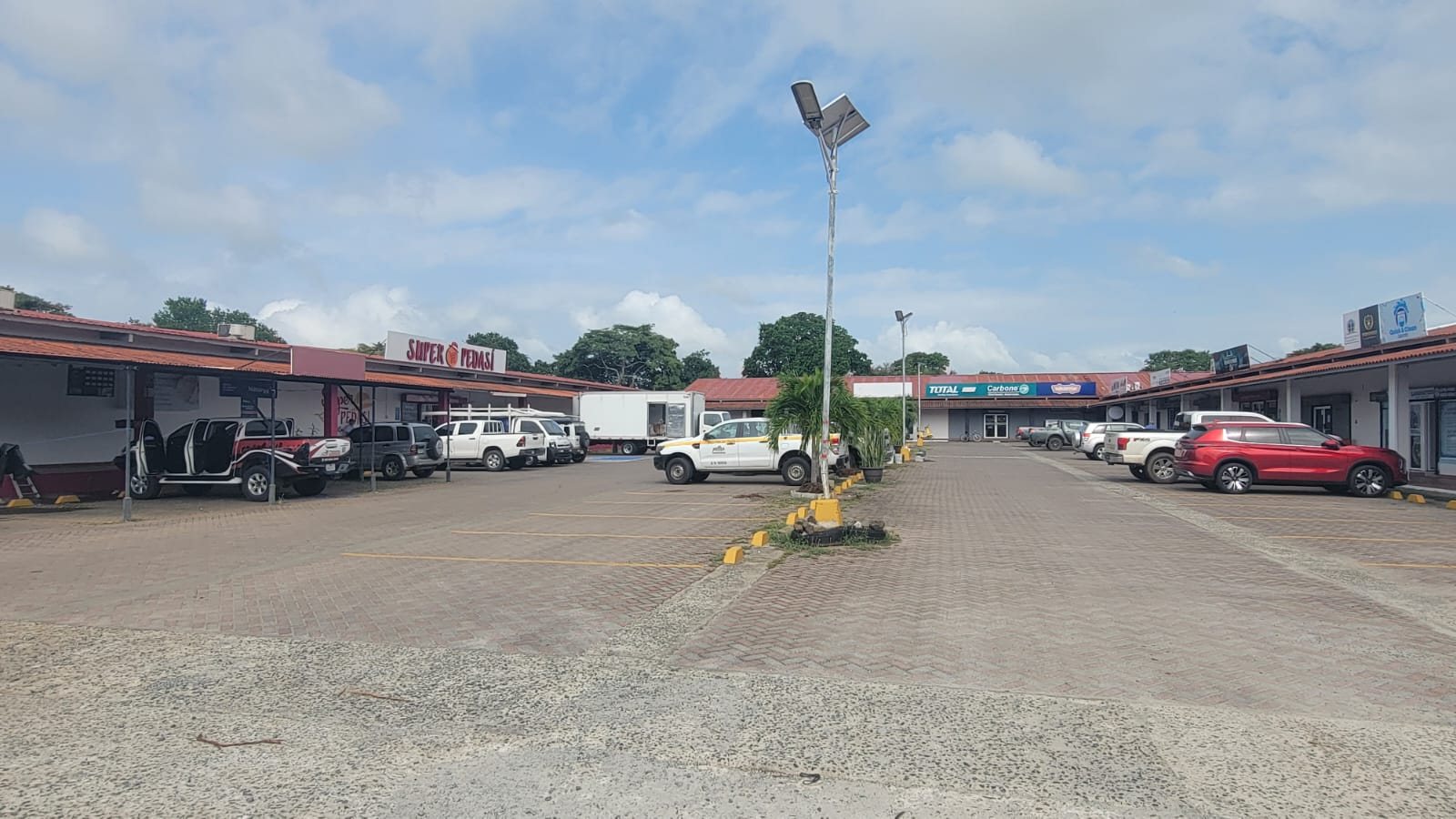 The main street at midday